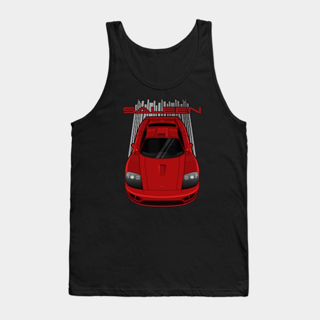 Saleen S7 - Red Tank Top by V8social